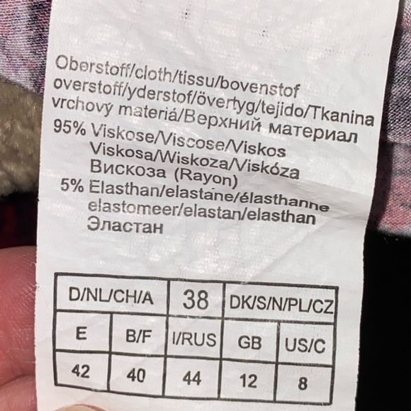 Bianca Sz 8 Abstract Print 3/4 Sleeve Top - Picture 5 of 5